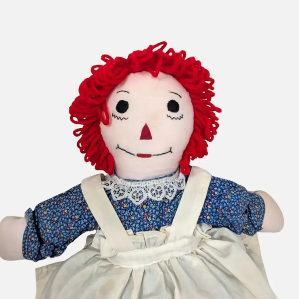 Vintage Handmade Raggedy Ann and Andy Dolls